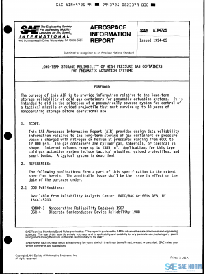 SAE AIR 4725 Series PDF