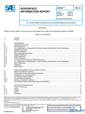 SAE AIR 4367 Series PDF