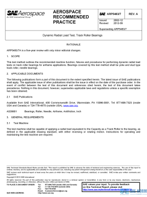 SAE ARP 5483/7 Series PDF