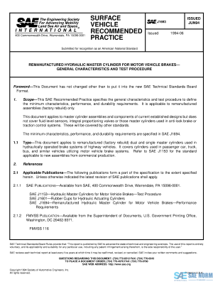 SAE J 1693 Series PDF