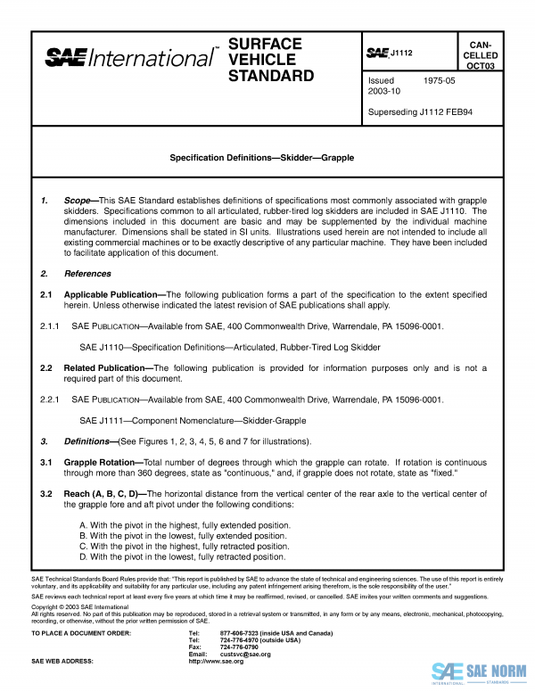 SAE J 1112 Series PDF