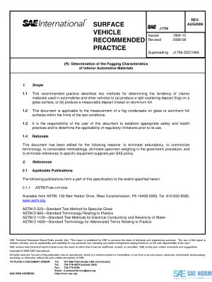 SAE J 1756 Series PDF