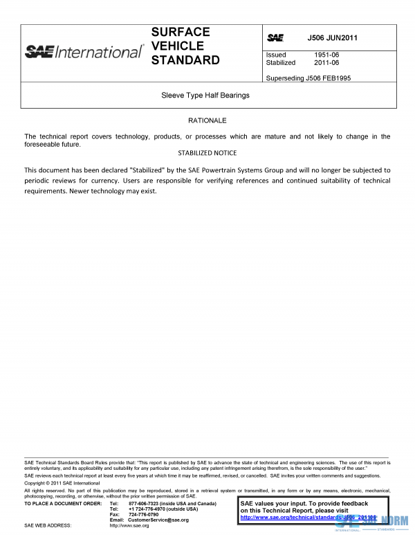 SAE J 506 Series PDF