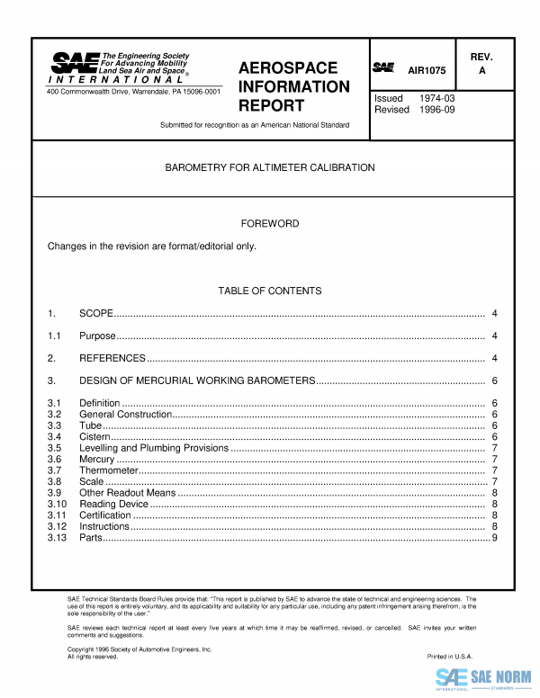 SAE AIR 1075 Series PDF
