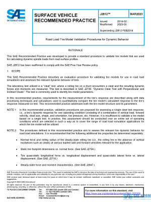 SAE J 2812 Series PDF