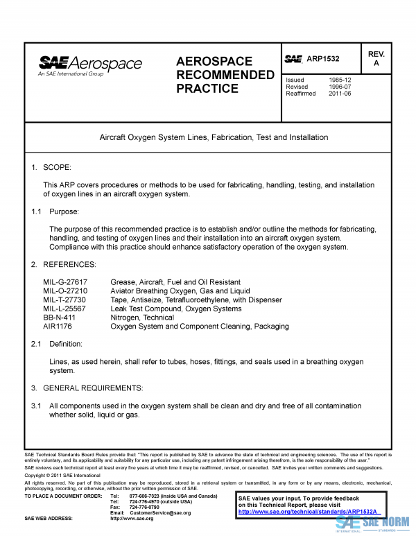 SAE ARP 1532 Series PDF