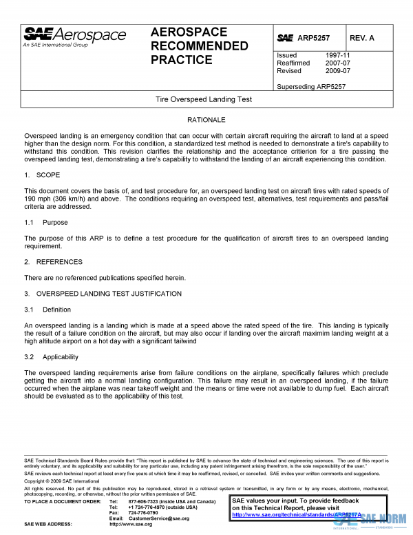 SAE ARP 5257 Series PDF