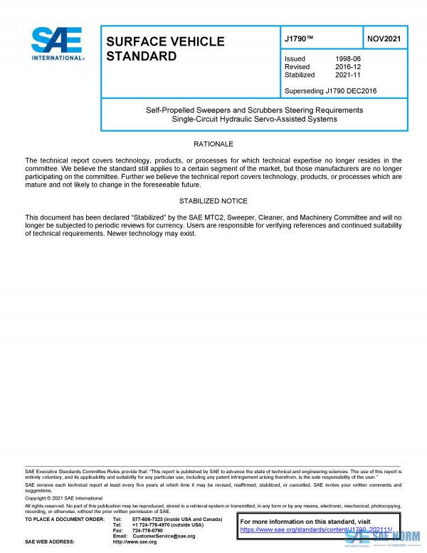 SAE J 1790 Series PDF