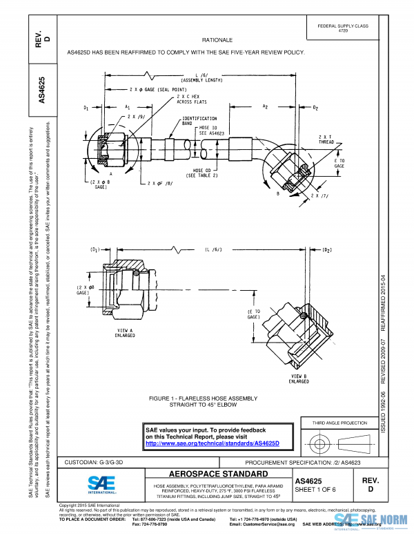 SAE AS 4625 Series PDF