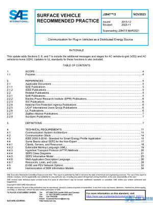 SAE J 2847/3 Series PDF