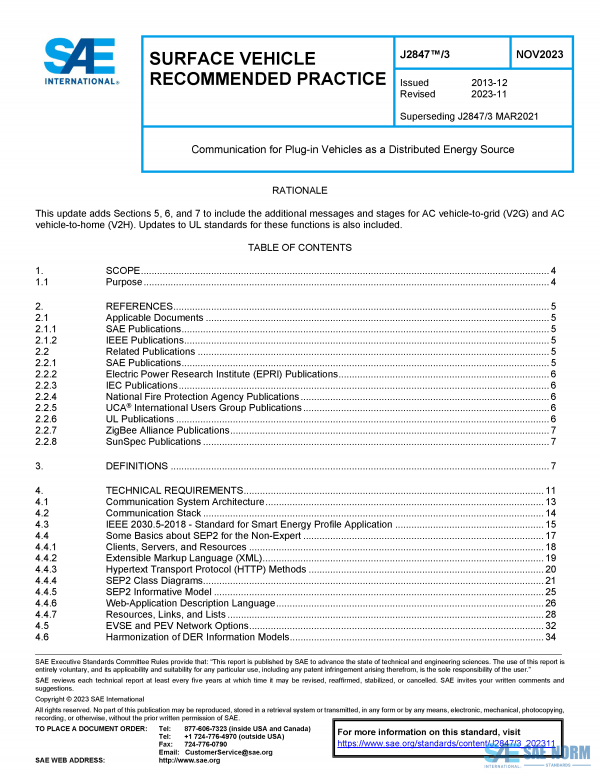 SAE J 2847/3 Series PDF