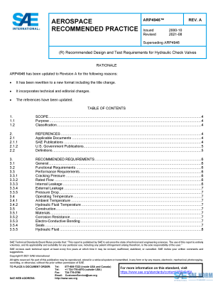 SAE ARP 4946 Series PDF