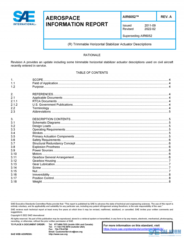 SAE AIR 6052 Series PDF