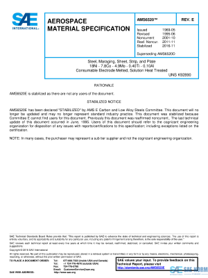 SAE AMS 6520 Series PDF