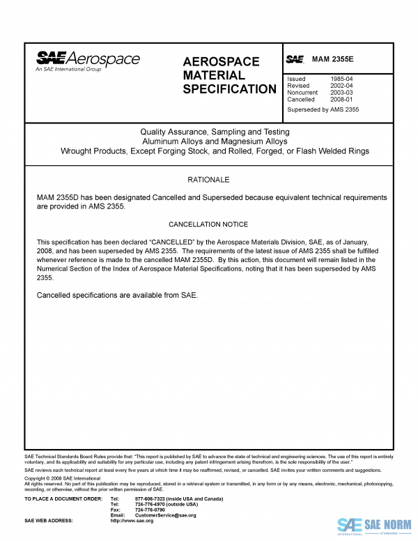 SAE MAM 2355 Series PDF