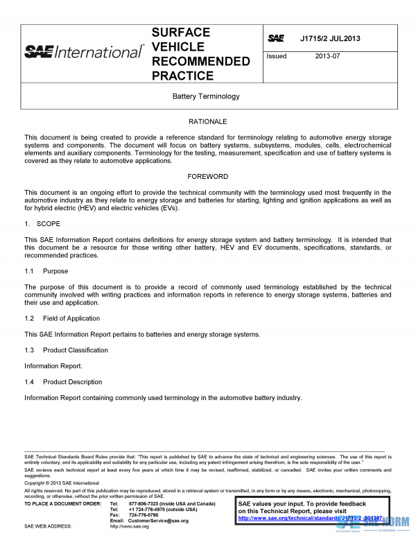 SAE J 1715/2 Series PDF