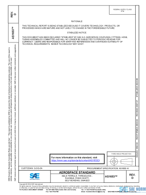 SAE AS 1653 Series PDF