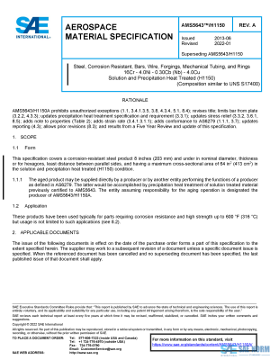 SAE AMS 5643/ Series PDF