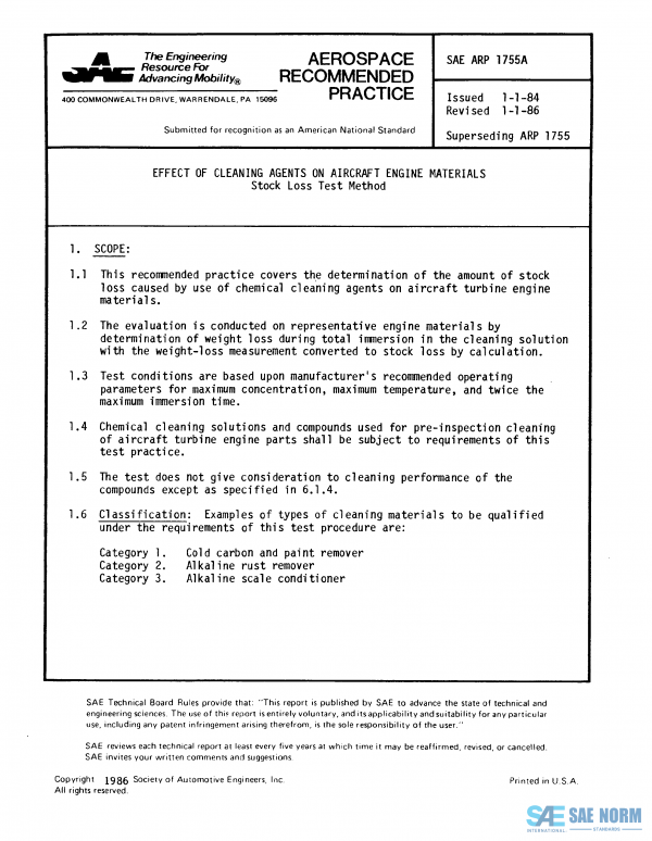 SAE ARP 1755 Series PDF