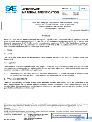 SAE AMS 6257 Series PDF