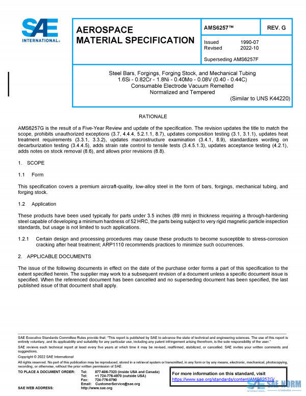 SAE AMS 6257 Series PDF