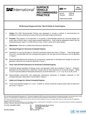 SAE J 609 Series PDF
