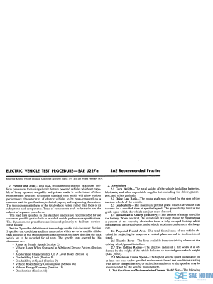 SAE J 227 Series PDF