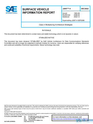 SAE J 2057/4 Series PDF