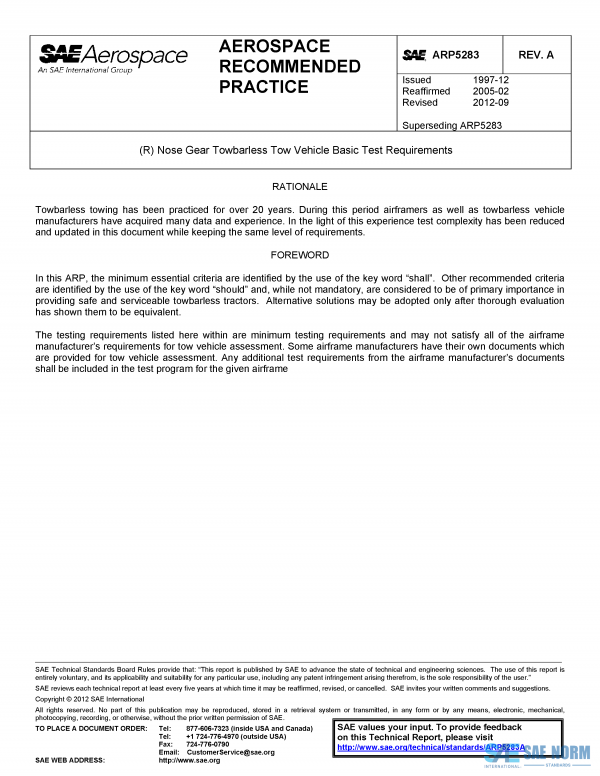 SAE ARP 5283 Series PDF