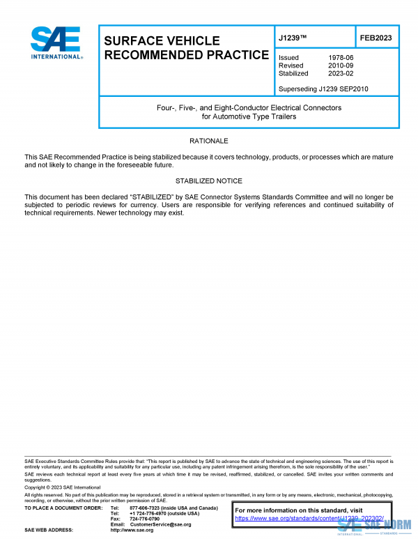 SAE J 1239 Series PDF