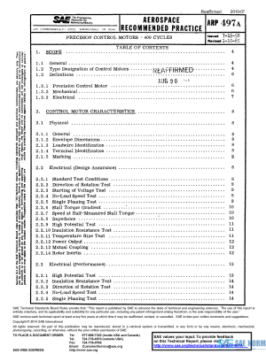 SAE ARP 497 Series PDF