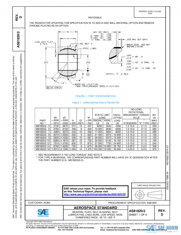 SAE AS 81820/2 Series PDF