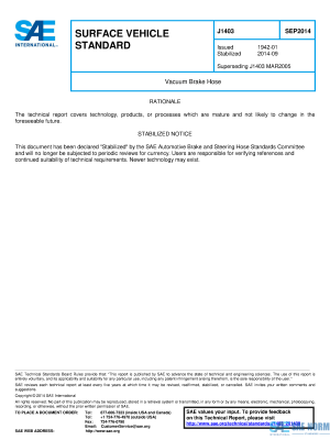 SAE J 1403 Series PDF