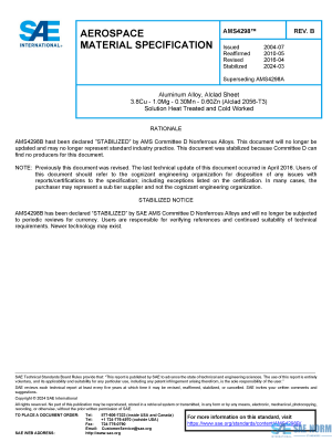 SAE AMS 4298 Series PDF