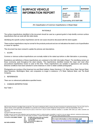 SAE J 810 Series PDF