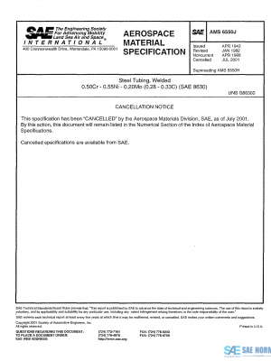 SAE AMS 6550 Series PDF