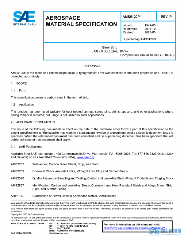 SAE AMS 5120 Series PDF