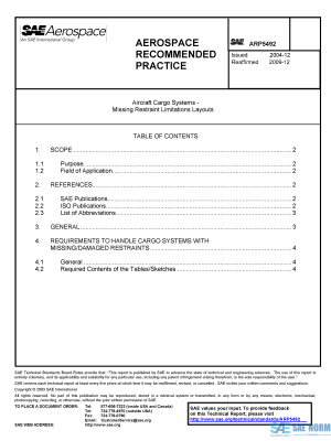 SAE ARP 5492 Series PDF
