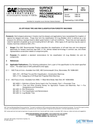 SAE J 1440 Series PDF