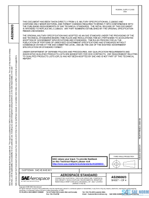 SAE AS 29600/3 Series PDF