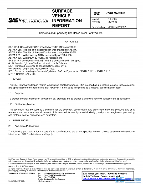 SAE J 2281 Series PDF