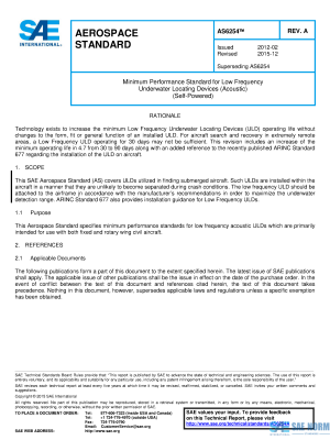 SAE AS 6254 Series PDF