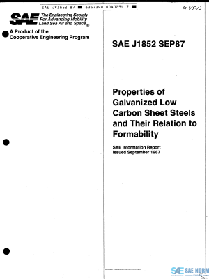 SAE J 1852 Series PDF
