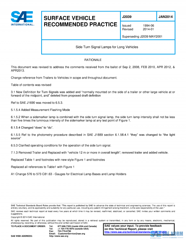 SAE J 2039 Series PDF