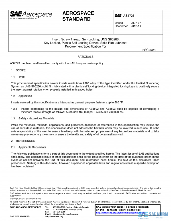SAE AS 4723 Series PDF