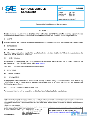 SAE J 33 Series PDF