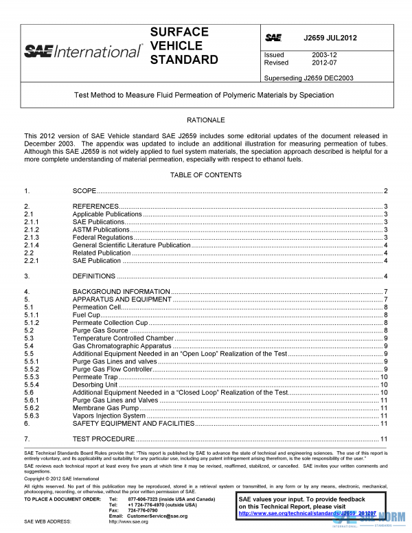 SAE J 2659 Series PDF