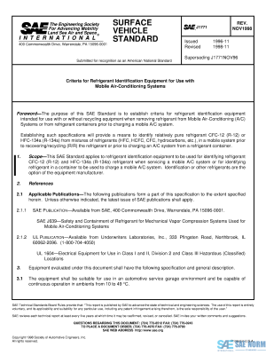 SAE J 1771 Series PDF