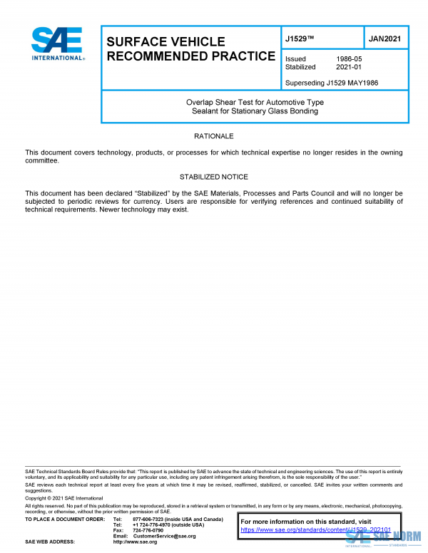 SAE J 1529 Series PDF