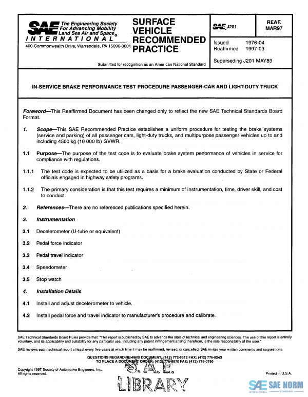 SAE J 201 Series PDF